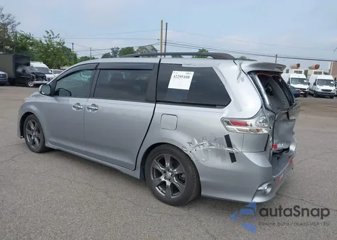 2017 Toyota Sienna Se Premium 8 Passenger from USA, damaged, VIN 5TDXZ3DC5HS777793